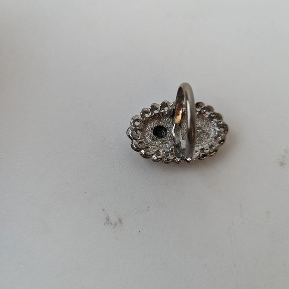 Faux Turquoise and Silver Ring - Picture 3 of 5